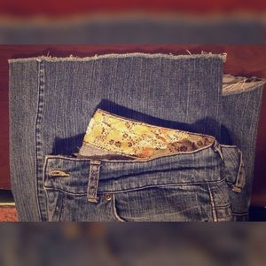 🌈VENEZIA cutoff style wide leg jeans size 14